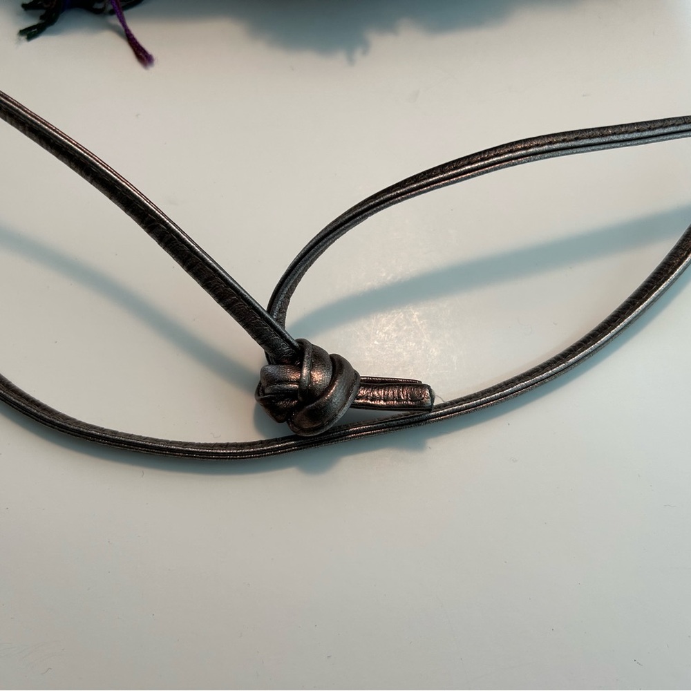 Vintage 80’s Rita Diana Mylinka Skyrocket Drawstring Leather Embellished Purse - Picture 6 of 10